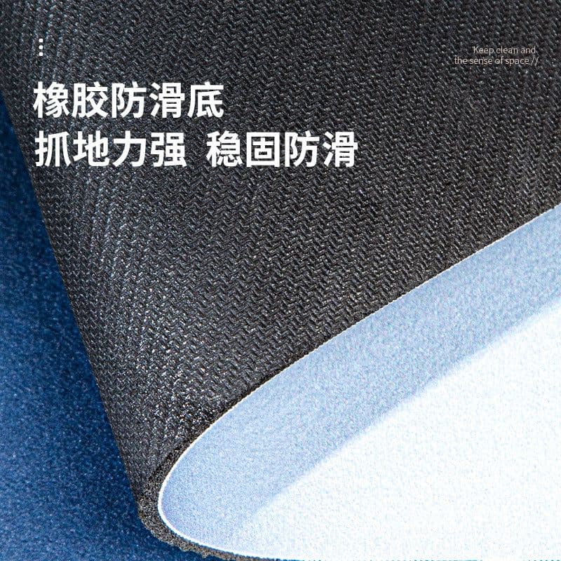 image-Kitchen floor mats can be wiped door mats water-absorbing oil-absorbing diatom mud pads household mats waterproof oil-proof non-slip carpet