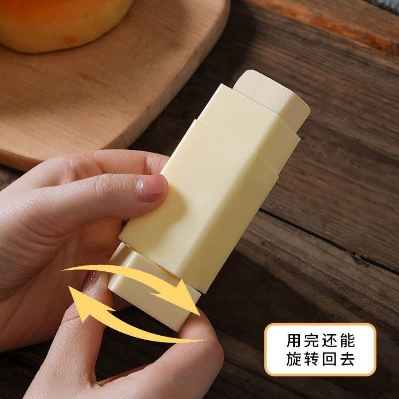 image-Japanese natto couple with the same butter smear stick upright small piece of butter storage box baked butter stick