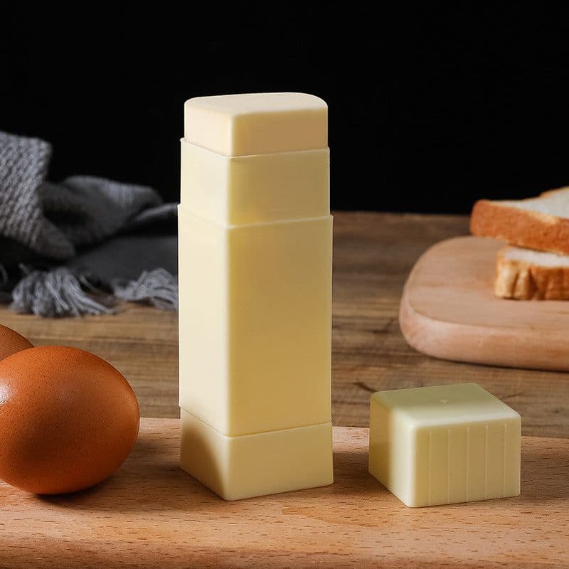 image-Japanese natto couple with the same butter smear stick upright small piece of butter storage box baked butter stick