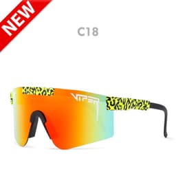 image-Pit Viper Large Frame Sports Windproof Riding Glasses Fashion Colorful Personality Polarized Sunglasses New Box
