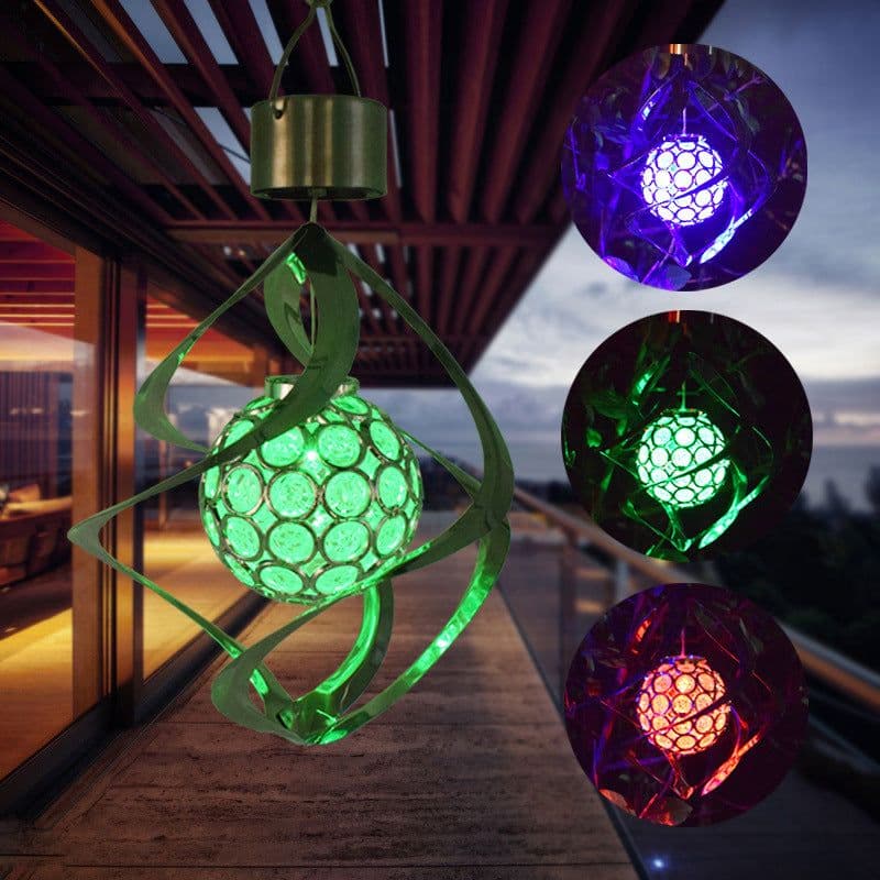 image-Cross-border garden lights popular solar wind chime lights household gift lights lighting industrial outdoor lighting