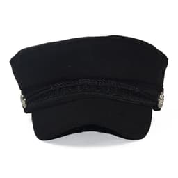 image-Fashion hat shade military octagonal hat autumn and winter retro patchwork beret women England style