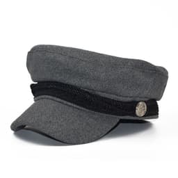 image-Fashion hat shade military octagonal hat autumn and winter retro patchwork beret women England style