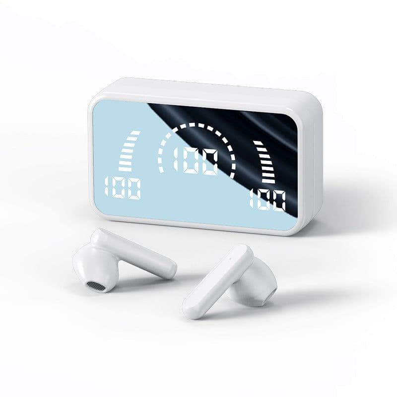image-Cross-border new H3 S20tws new private model wireless bluetooth digital display binaural sports headphones