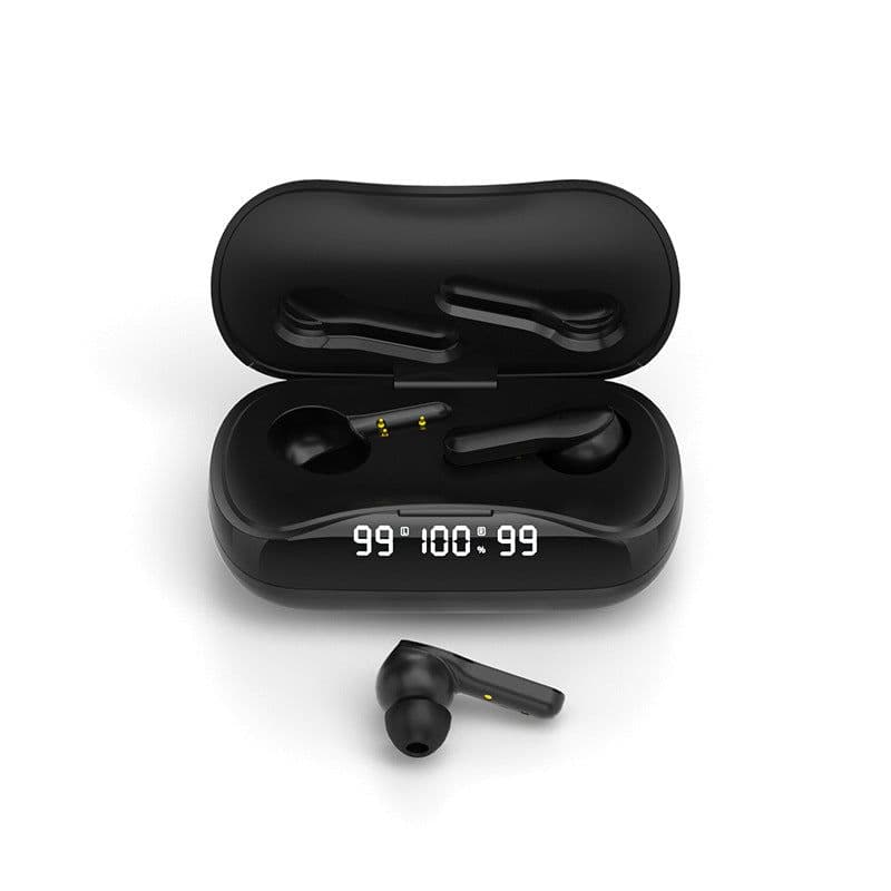 image-Cross-border new H3 S20tws new private model wireless bluetooth digital display binaural sports headphones