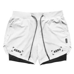 image-2022 summer men's shorts Europe and the United States large size mesh double-layer sports shorts anti-glare outdoor training quick-drying pants