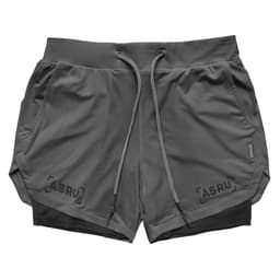 image-2022 summer men's shorts Europe and the United States large size mesh double-layer sports shorts anti-glare outdoor training quick-drying pants