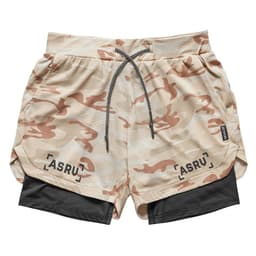 image-2022 summer men's shorts Europe and the United States large size mesh double-layer sports shorts anti-glare outdoor training quick-drying pants