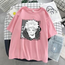 image-New Spell Fighting Graphic T-Shirt Men's Women's Street Retro Graphic Print Top Short Sleeves