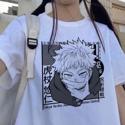 image-New Spell Fighting Graphic T-Shirt Men's Women's Street Retro Graphic Print Top Short Sleeves