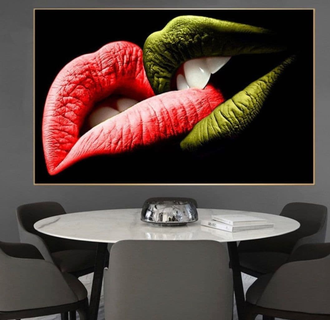 image-Postmodern abstract black yellow line canvas painting core wish AliExpress hot style painting core living room decoration painting