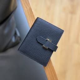 image-Wholesale wallet women's short leather folding wallet coin purse multi-function driver's license card holder large-capacity multi-card slot