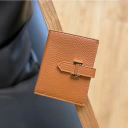 image-Wholesale wallet women's short leather folding wallet coin purse multi-function driver's license card holder large-capacity multi-card slot