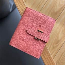 image-Wholesale wallet women's short leather folding wallet coin purse multi-function driver's license card holder large-capacity multi-card slot