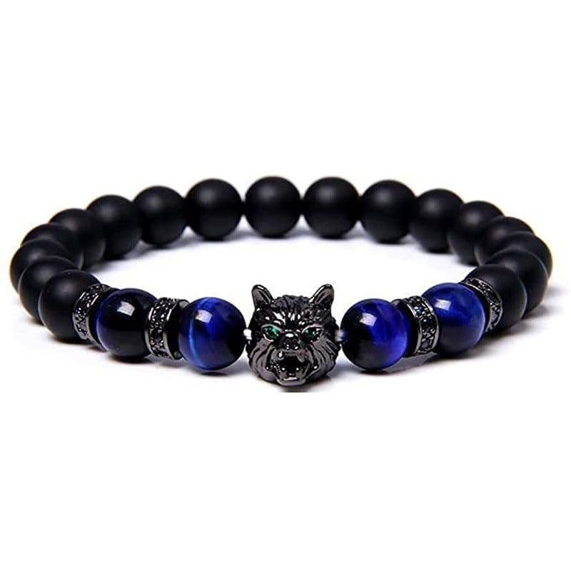 image-European and American cross-border jewelry natural stone beaded bracelet MOQ=100 pcs