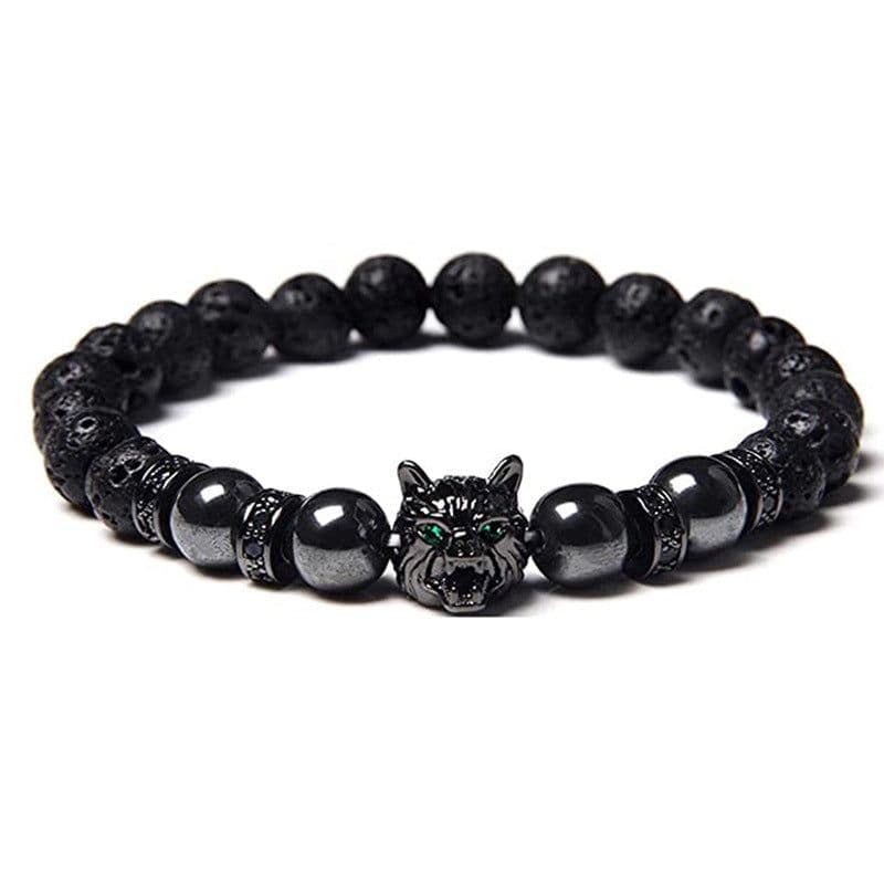 image-European and American cross-border jewelry natural stone beaded bracelet MOQ=100 pcs