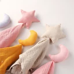 image-Cotton double gauze baby saliva towel sleeping bag blanket doll baby comfort towel can be imported rabbit blanket