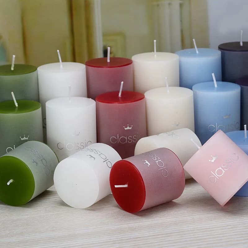 image-Aromatherapy candles classic cylindrical birthday romantic small candle wedding western food candlestick column wax factory wholesale