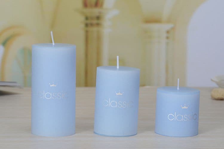 image-Aromatherapy candles classic cylindrical birthday romantic small candle wedding western food candlestick column wax factory wholesale