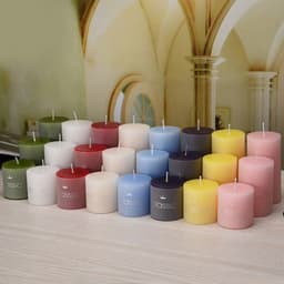 image-Aromatherapy candles classic cylindrical birthday romantic small candle wedding western food candlestick column wax factory wholesale
