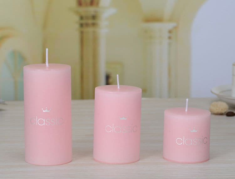 image-Aromatherapy candles classic cylindrical birthday romantic small candle wedding western food candlestick column wax factory wholesale