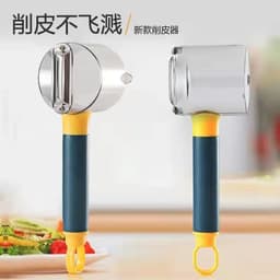 image-Household multi-function peeler with barrel peeler peeling peeler with storage box peeling apple peeler peeler