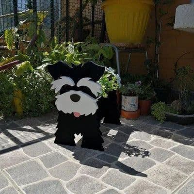 image-Cross-border independent station popular dog-planter pet dog flower pot potted garden home decoration ornaments