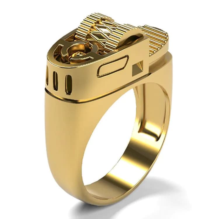 image-Kayi cross-border new hot selling jewelry European and American style lighter ring