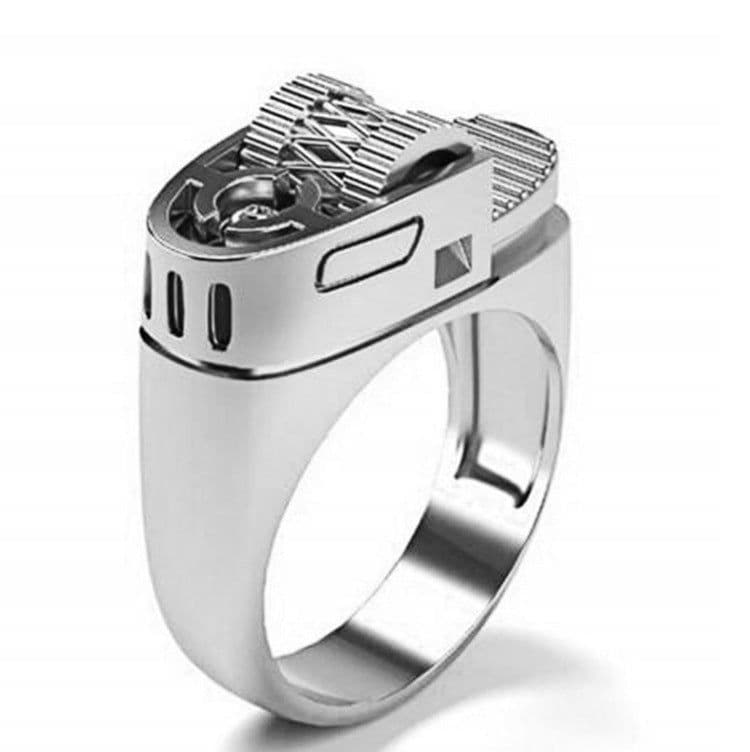 image-Kayi cross-border new hot selling jewelry European and American style lighter ring