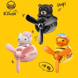 image-helloKitty car aromatherapy car decoration cute little yellow duck car hako bear car air outlet decoration