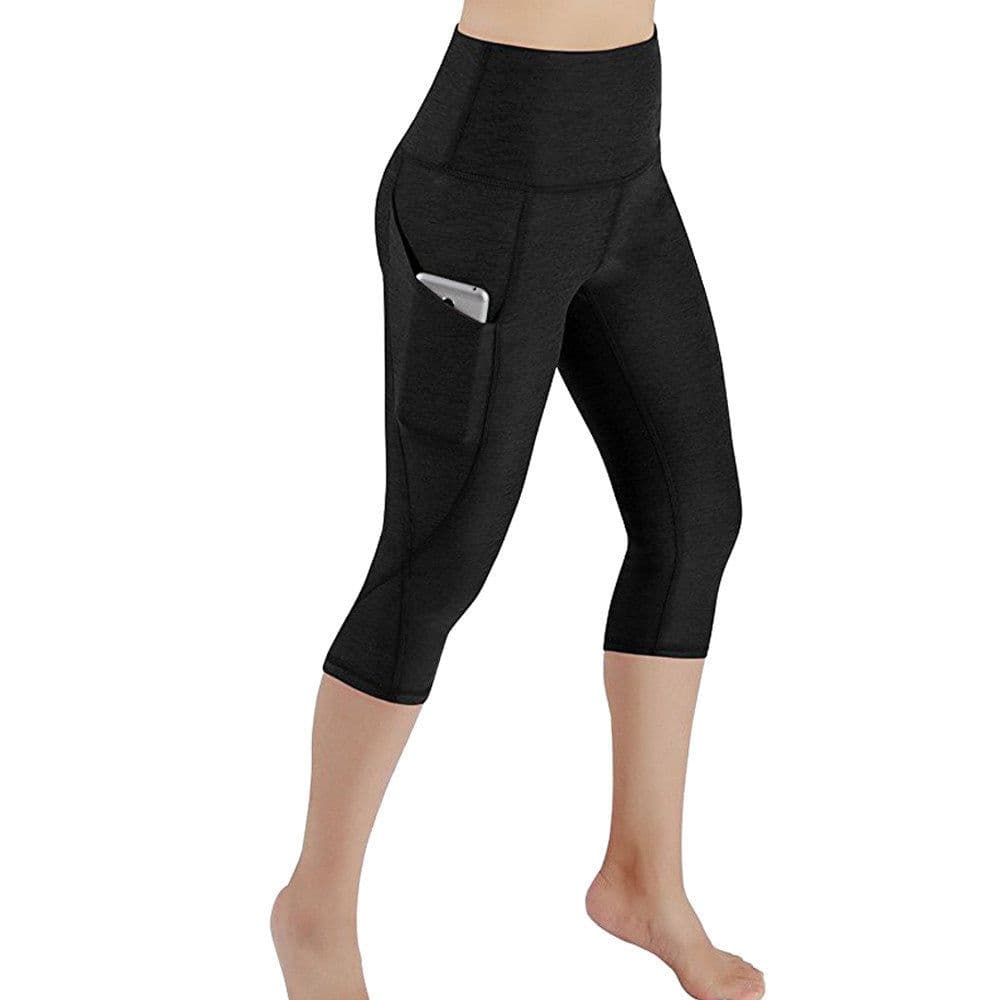 image-Cross-border European and American foreign trade AliExpress pocket hot yoga pants hip lift elastic sports fitness running leggings women