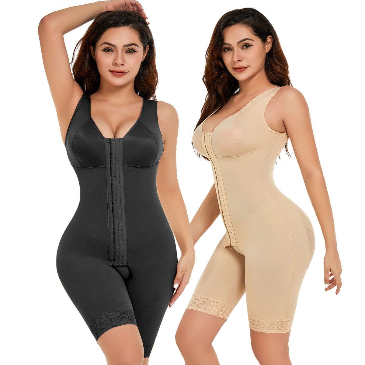 image-Foreign trade bodysuit breasted body sculpting bodysuit corset, belly, buttocks, open crotch nylon material
