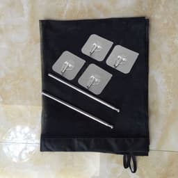image-Pet dog fence nylon foldable dog isolation net cat and dog safety fence free punching pet supplies