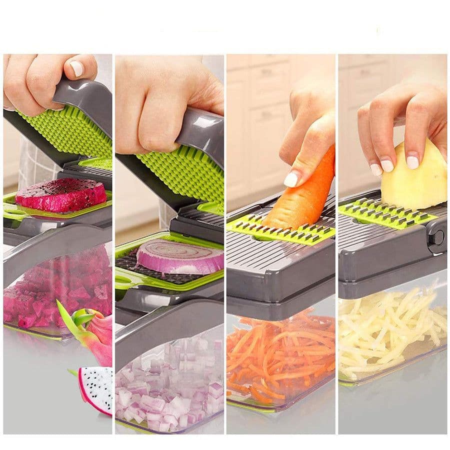 image-Vegetable cutting artifact multi-function diced potato shredded grater grater household potato slices kitchen grater
