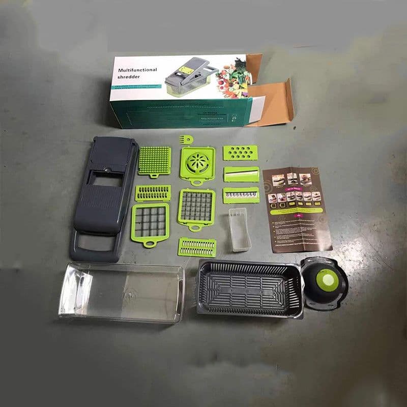image-Vegetable cutting artifact multi-function diced potato shredded grater grater household potato slices kitchen grater