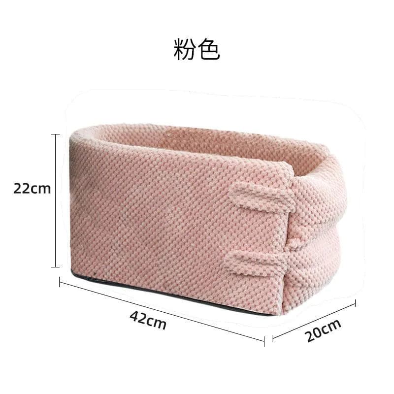 image-Pet central control car seat cushion Teddy kennel cat dog car seat cushion soft pillow pet bag