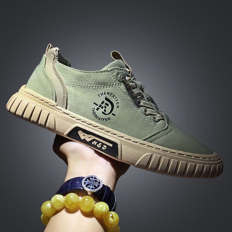 image-Slip-on shoes men's summer new umbrella cloth men's shoes casual breathable tide shoes youth cloth shoes