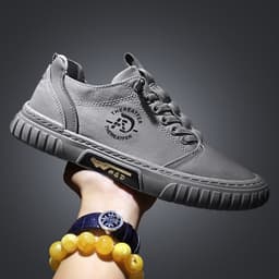image-Slip-on shoes men's summer new umbrella cloth men's shoes casual breathable tide shoes youth cloth shoes