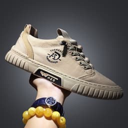 image-Slip-on shoes men's summer new umbrella cloth men's shoes casual breathable tide shoes youth cloth shoes
