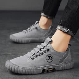 image-Slip-on shoes men's summer new umbrella cloth men's shoes casual breathable tide shoes youth cloth shoes