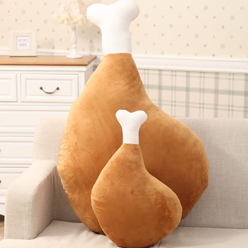 image-Creative toys big chicken legs pillow plush toy cartoon funny doll doll girls wholesale