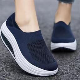image-cross-border large size mother shoes single shoes sports shoes shoes nurse women's shoes thick bottom EVA bottom platform shoes