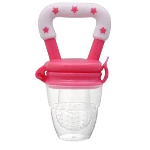 image-Baby fruit and vegetable bag baby eat fruit complementary food tool silicone mesh bag newborn teether toy bite bag