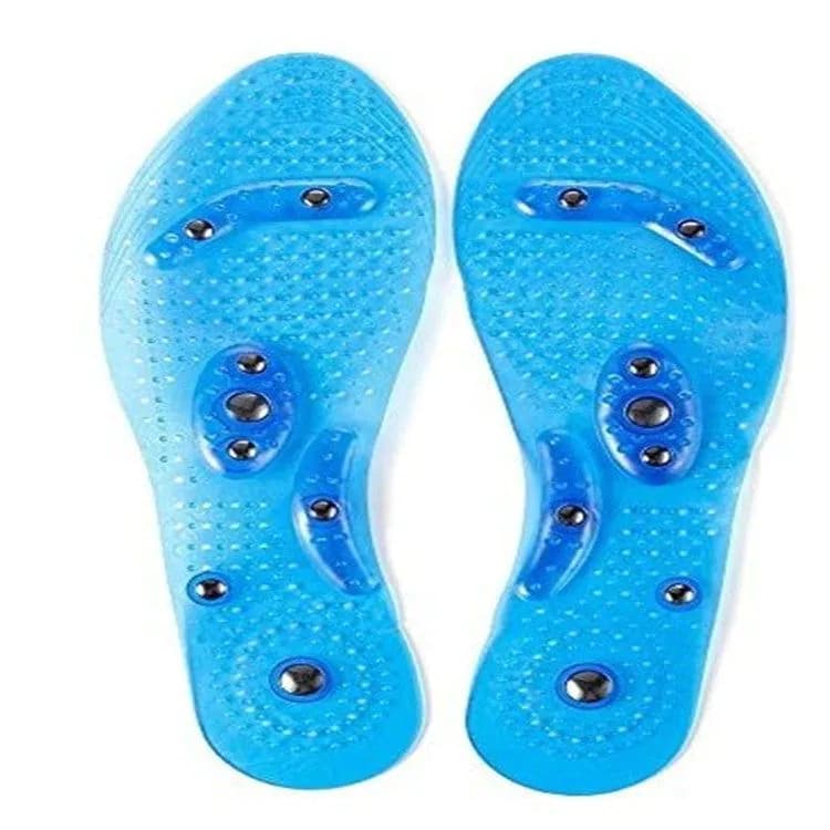 image-Amazon Transparent magnetic therapy insoles 8 magnets massage breathable health care magnetic iron insoles for men and women manufacturers