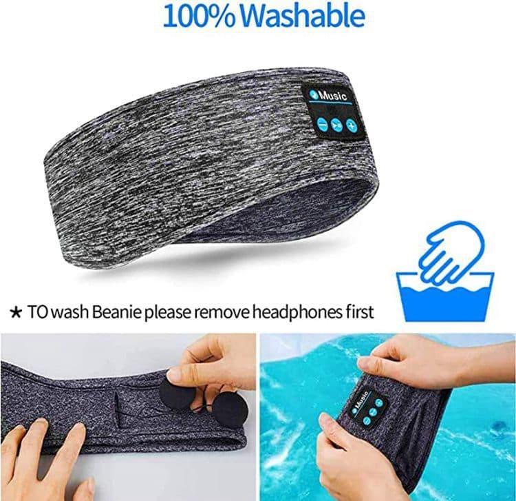 image-Factory supply wireless sports headband music headband bluetooth music headband sleep eye mask music hairband