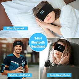 image-Factory supply wireless sports headband music headband bluetooth music headband sleep eye mask music hairband
