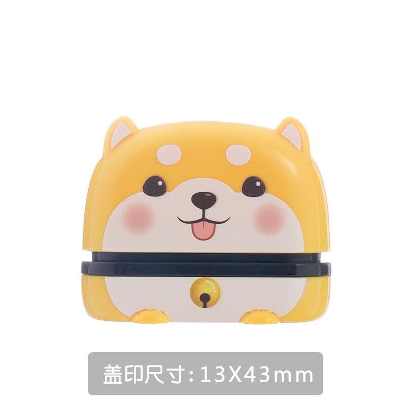 image-Cute pet seal material wholesale photosensitive children cartoon cute name clothes kindergarten engraved signature name stamp