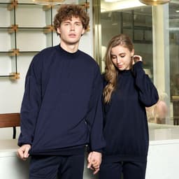 image-Cross-border new product 5420 high neck winter sweater hoodies