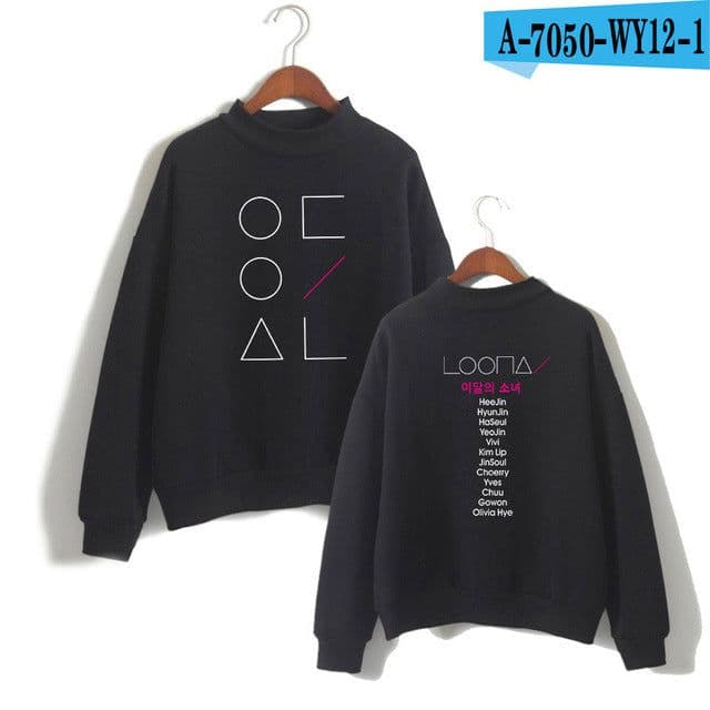image-Cross-border new product 5420 high neck winter sweater hoodies