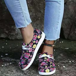 image-2022 Spring and Autumn Amazon Independent Station Foreign Trade Large Size Canvas Women's Single Shoes Canvas Casual Comfortable Lightweight Women's Shoes
